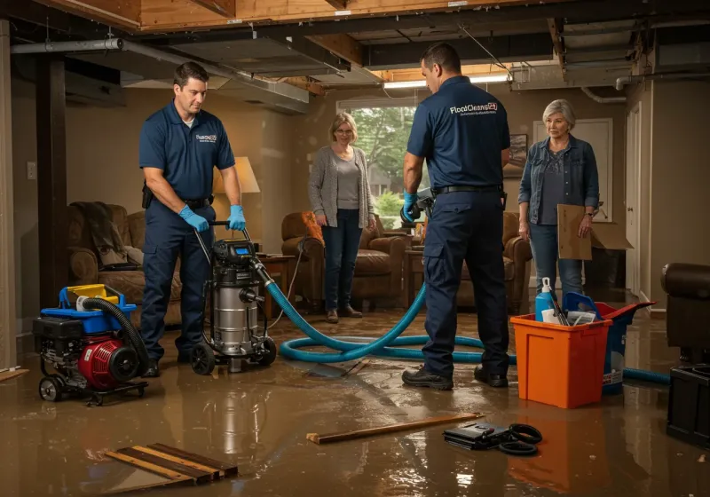 Basement Water Extraction and Removal Techniques process in Kinston, NC